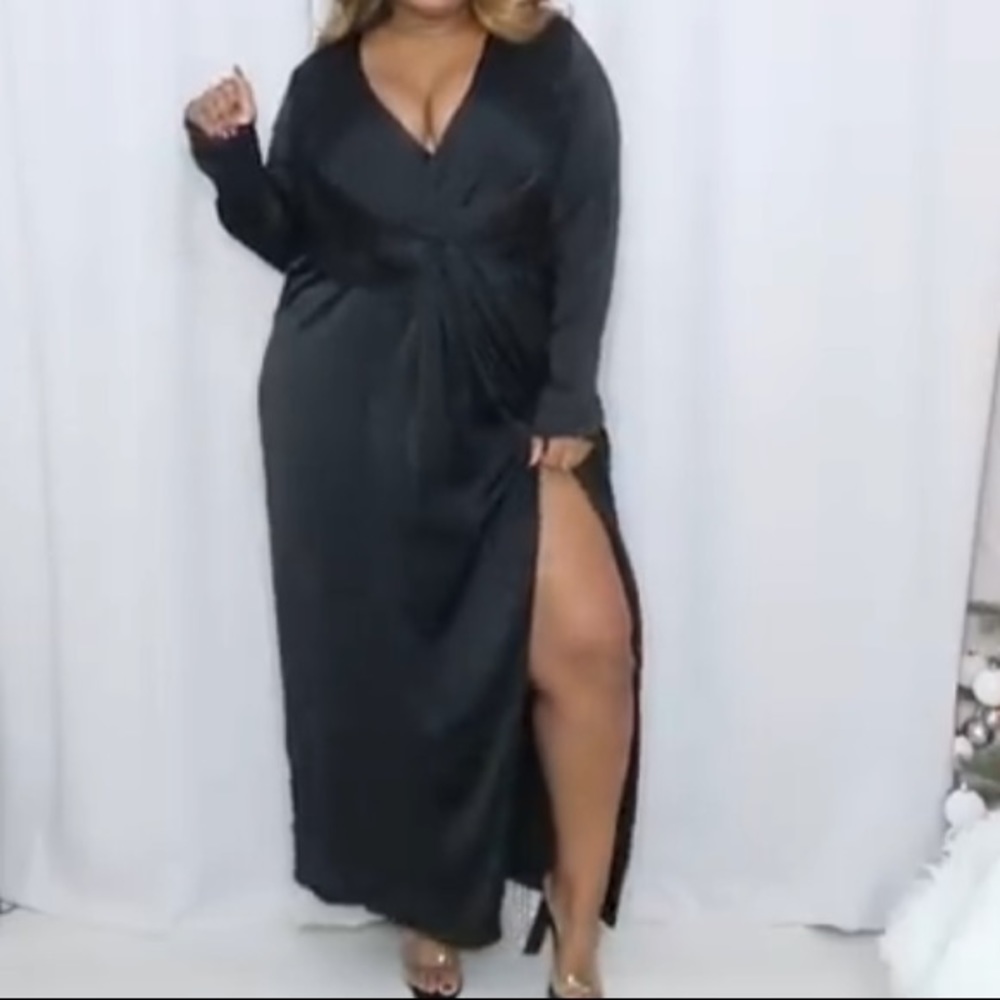 Missguided | Split Thigh Dress